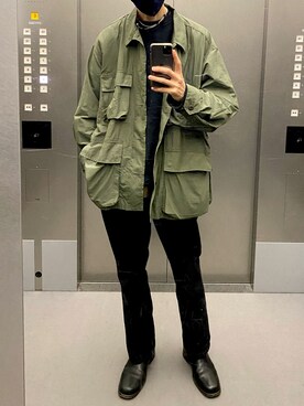 「BEAMS（ビームス）のアイテム（ブルゾン）」を使った、KEITAさん（メンズ・178cm）の春コーディネート