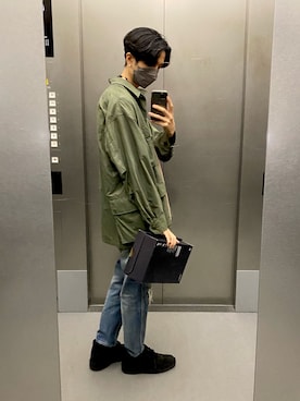 「リラックススタイル」｜「アイテム（ブルゾン）」を使った、KEITAさん（メンズ・178cm）の夏コーディネート