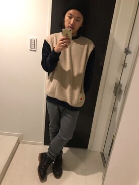 「BUTTERO」｜はすみさん（メンズ・170cm）の冬コーディネート