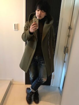 「BUTTERO」｜はすみさん（メンズ・170cm）の冬コーディネート