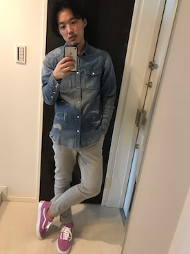 「Revival 90% Products by Varde77（リバイバルナインティパーセントプロダクツバイバルデセブンティセブン）のアイテム」を使った、はすみさん（メンズ・170cm）の春コーディネート
