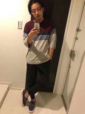 「felkod（フィルコッド）のアイテム」を使った、はすみさん（メンズ・170cm）の夏コーディネート