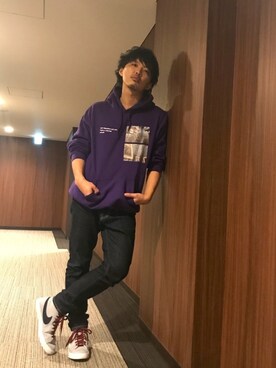 「felkod（フィルコッド）のアイテム」を使った、はすみさん（メンズ・170cm）の冬コーディネート