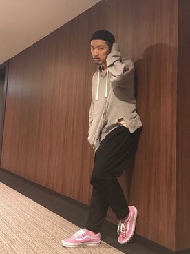 「ANGENEHM（アンゲネーム）のアイテム」を使った、はすみさん（メンズ・170cm）の春コーディネート