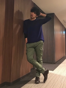 「felkod（フィルコッド）のアイテム」を使った、はすみさん（メンズ・170cm）の春コーディネート