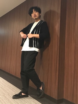 「ANGENEHM（アンゲネーム）のアイテム」を使った、はすみさん（メンズ・170cm）の春コーディネート