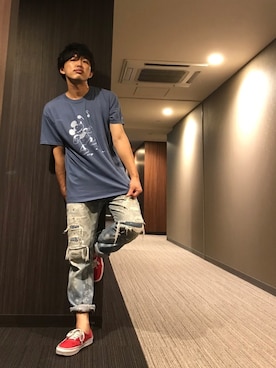 「felkod（フィルコッド）のアイテム」を使った、はすみさん（メンズ・170cm）の夏コーディネート