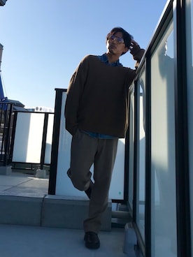 「Revival 90% Products by Varde77（リバイバルナインティパーセントプロダクツバイバルデセブンティセブン）のアイテム」を使った、はすみさん（メンズ・170cm）の冬コーディネート