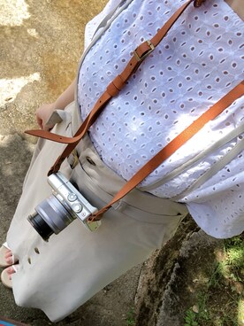 「ピスタチオ」｜「アイテム（ジャンパースカート）」を使った、k a n a .☺︎さん（レディース・158cm）の夏コーディネート