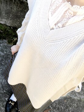 「emi+（エミプラス）のアイテム（スカート）」を使った、k a n a .☺︎さん（レディース・158cm）の秋コーディネート