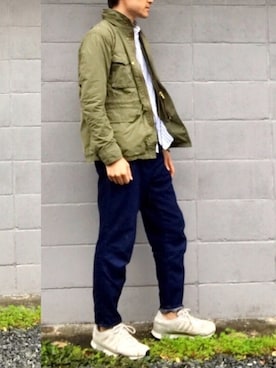 「STILL BY HAND」｜「アイテム（ジャケット/アウター）」を使った、in&さん（メンズ・175cm）の春コーディネート