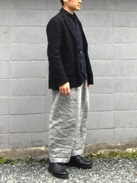 「HAVERSACK」｜in&さん（メンズ・175cm）の春コーディネート