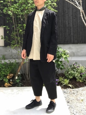 「HAVERSACK」｜in&さん（メンズ・175cm）の春コーディネート