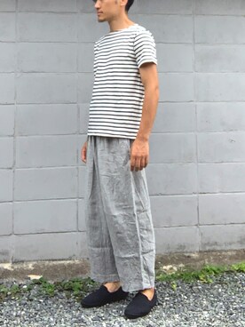 「HAVERSACK」｜in&さん（メンズ・175cm）の夏コーディネート