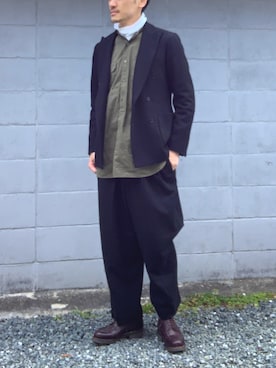 「HAVERSACK」｜in&さん（メンズ・175cm）の春コーディネート
