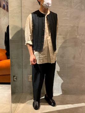 「HAVERSACK」｜in&さん（メンズ・175cm）の夏コーディネート