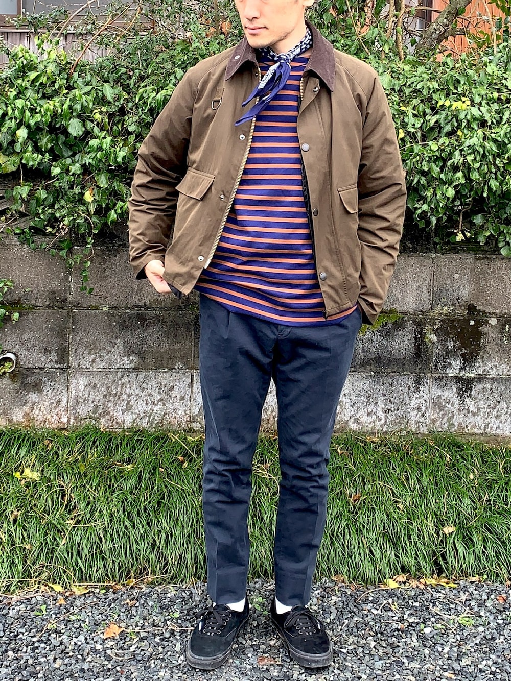 Barbour SPEY BEAMS別注ピーチスキンショートブルゾン Barbour SPEY BEAMS別注ピーチスキンショートブルゾン Barbour