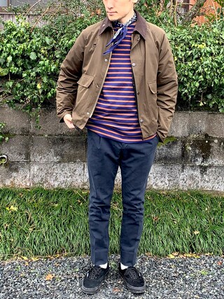Barbour（バーブァー）の「Barbour × BEAMS F / 別注 SL SPEY ピーチ