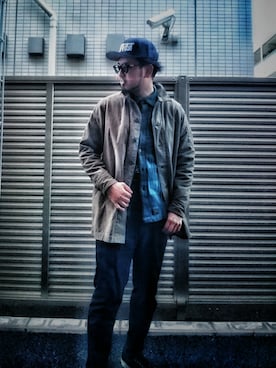 「challenger」｜毛の妖精さんさん（メンズ・175cm）の冬コーディネート