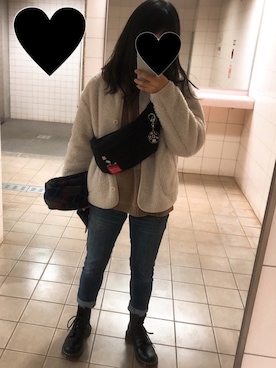 「Manhattan Portage」｜「アイテム（その他アウター）」を使った、ねこさん（レディース・150cm）の冬コーディネート