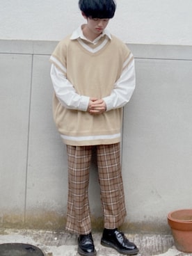 なおちゃん🇰🇷低身長さん（メンズ・162cm）の冬コーディネート