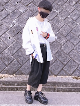 「BT21（ビーティーイシビル）のアイテム」を使った、なおちゃん🇰🇷低身長さん（メンズ・159cm）の春コーディネート