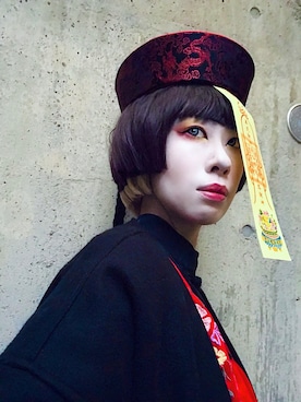 「ハロウィン」｜「アイテム（チェスターコート）」を使った、ichiさん（レディース・162cm）の秋コーディネート