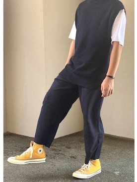 ごんまろさん(メンズ・170cm)の春コーディネート