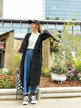「ミッキーT」｜「アイテム（ワンピース/ドレス）」を使った、1000birdさん（レディース・156cm）の春コーディネート