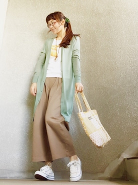 「ELLIFE（エリフェ）のアイテム」を使った、1000birdさん（レディース・156cm）の春コーディネート