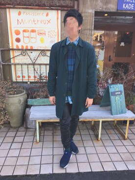 「Danke schon」｜「アイテム（その他トップス）」を使った、Ryujiさん（メンズ・180cm）の冬コーディネート