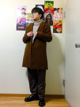まひ。さん（メンズ・162cm）の冬コーディネート
