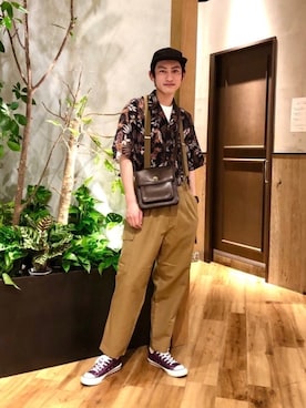 ふじもんさん（メンズ・177cm）の夏コーディネート