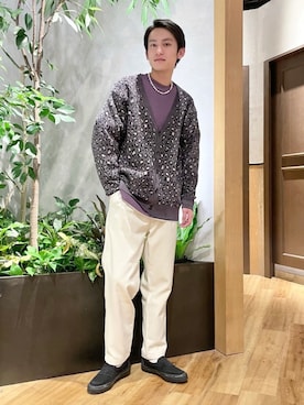 ふじもんさん（メンズ・177cm）の冬コーディネート
