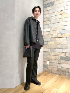 ふじもんさん（メンズ・177cm）の冬コーディネート