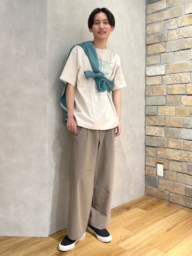 ふじもんさん(メンズ・177cm)の春コーディネート