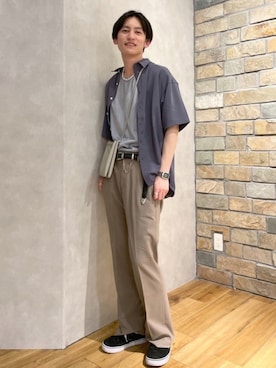 ふじもんさん（メンズ・177cm）の春コーディネート