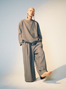 「keisuke yoneda（ケイスケヨネダ）のアイテム」を使った、田中ショヲタさん（メンズ・165cm）の秋コーディネート