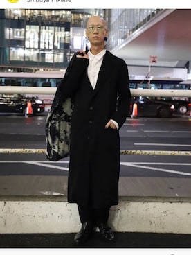 「Loake（ローク）のアイテム（ブーツ）」を使った、田中ショヲタさん（メンズ・166cm）の秋コーディネート