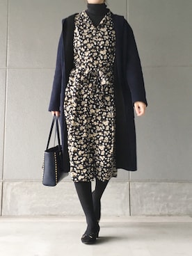 「amitie（アミティエ）のアイテム」を使った、Yuuuuさん（レディース・168cm）の冬コーディネート