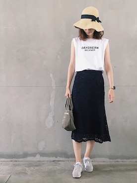 Yuuuuさん（レディース・168cm）の春コーディネート