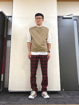 ロバート馬場裕之さんのコーディネート
