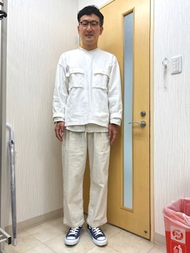 ロバート馬場裕之さんのコーディネート