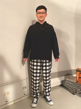 ロバート馬場裕之さんのコーディネート