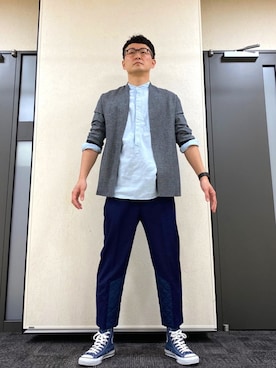 ロバート馬場裕之さんのコーディネート