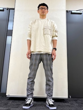 ロバート馬場裕之さんのコーディネート