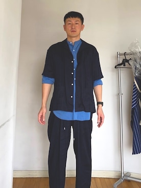 ロバート馬場裕之さんのコーディネート