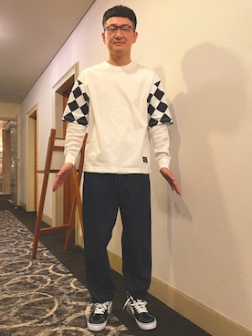 ロバート馬場裕之さんのコーディネート