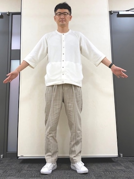 ロバート馬場裕之さんのコーディネート