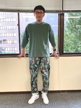 ロバート馬場裕之さんのコーディネート
